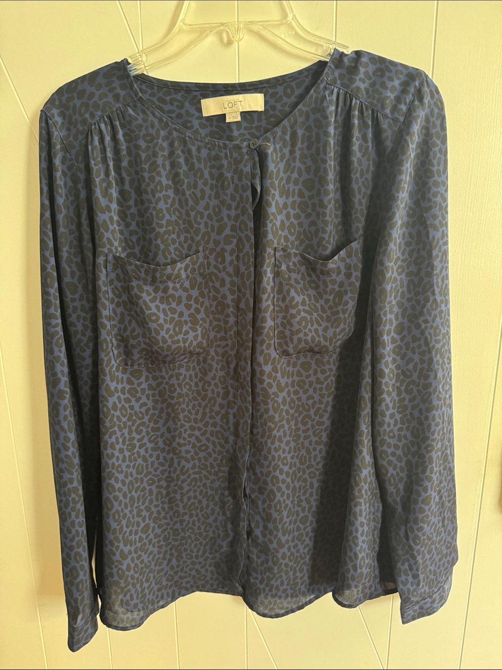 Loft Leopard print blouse - Size Medium